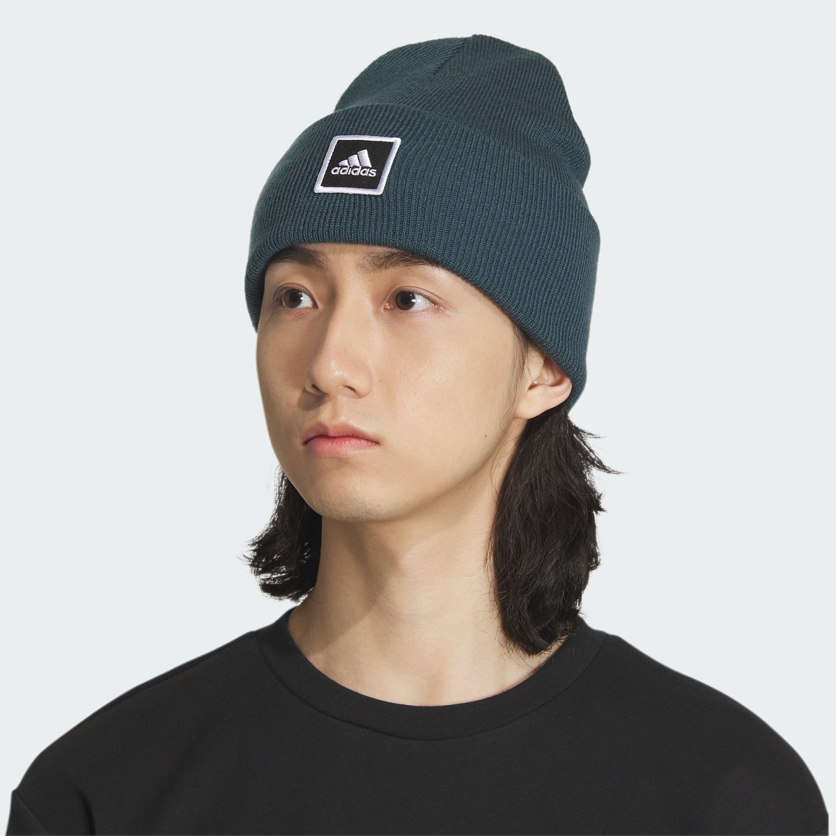 Adidas Wide-Cuff Fold Beanie. 4