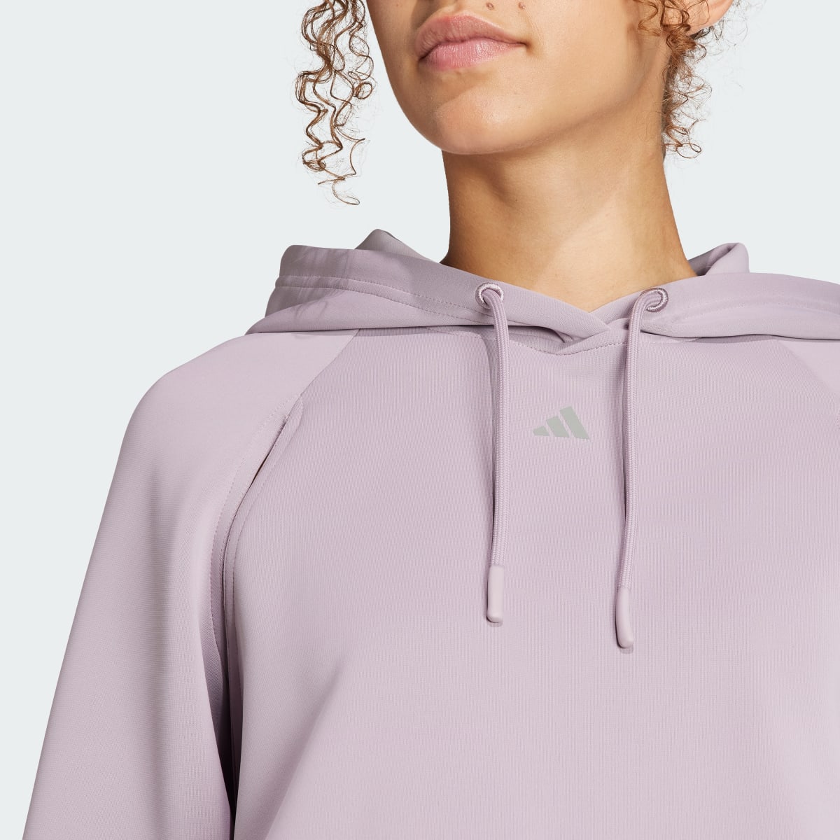 Adidas Sweat-shirt à capuche de training court HIIT AEROREADY. 5