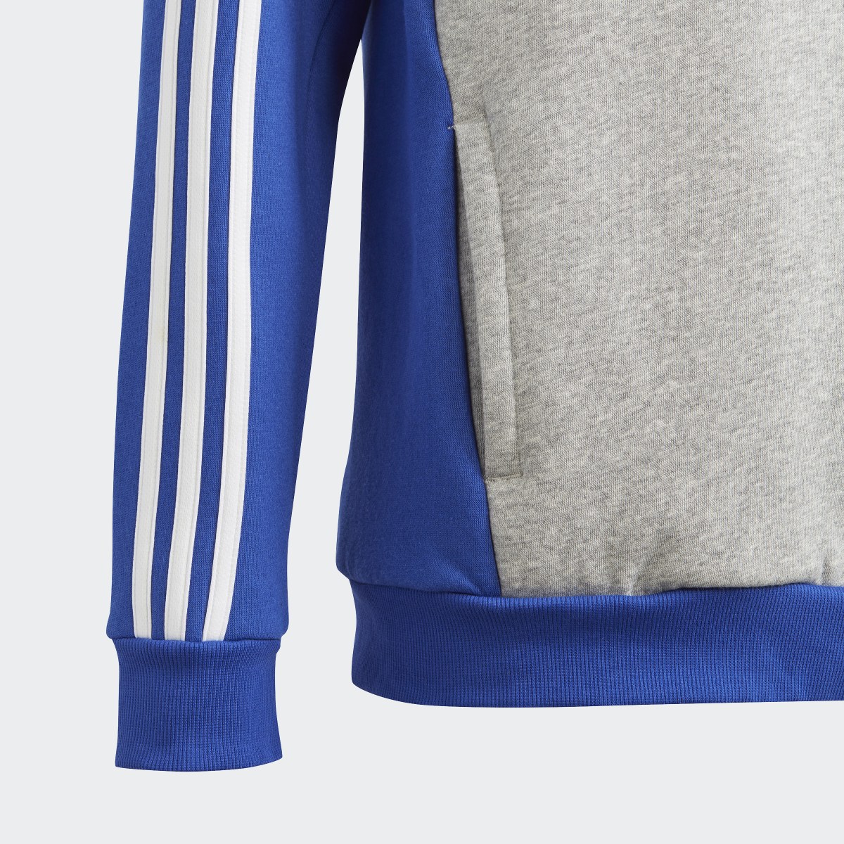Adidas Camisola com Capuz em Fleece 3-Stripes Tiberio — Criança. 6