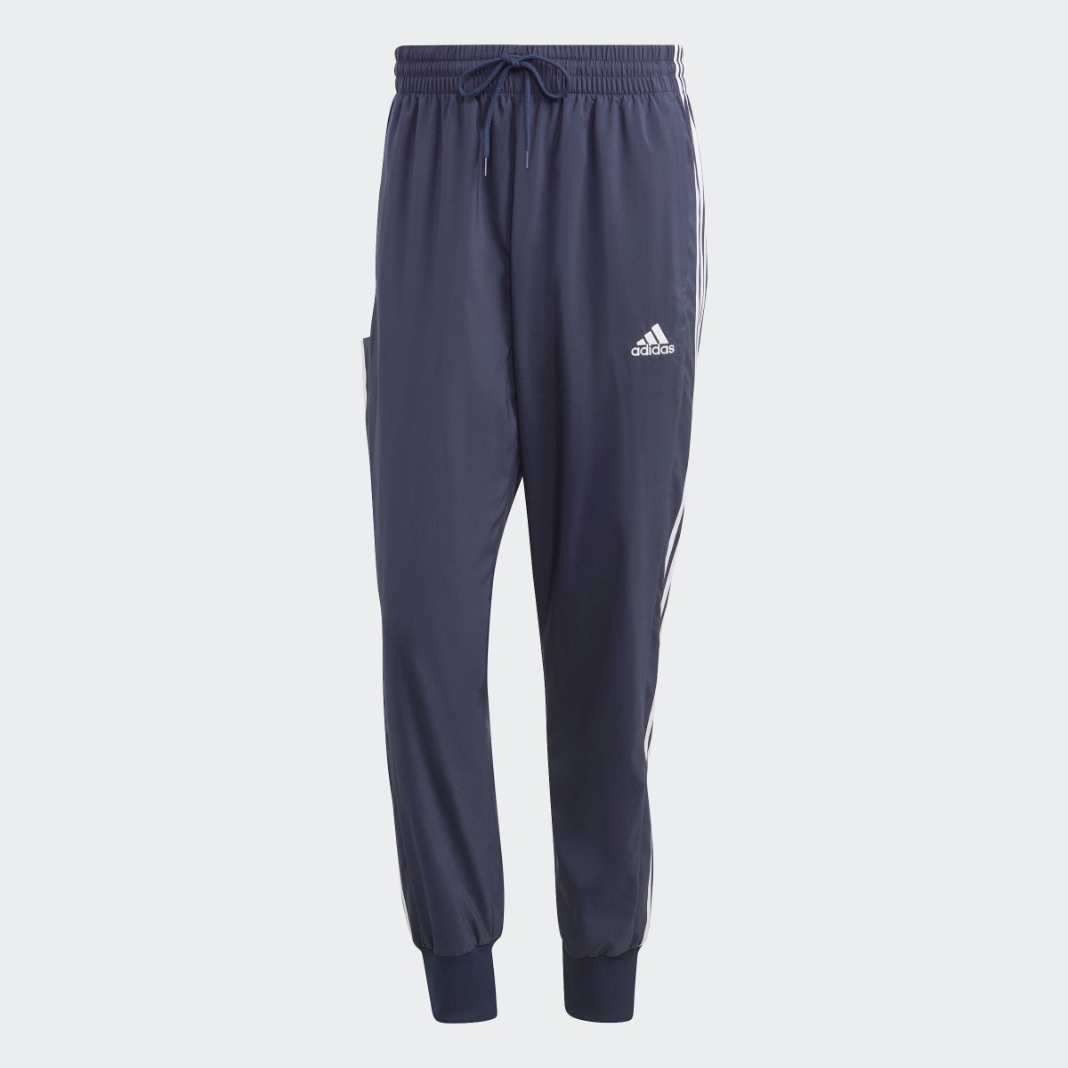 Adidas AEROREADY Essentials Tapered Cuff Woven 3-Streifen Hose. 4