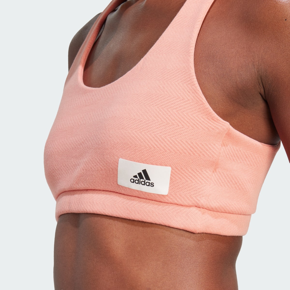 Adidas Lounge French Terry Bra Top. 7