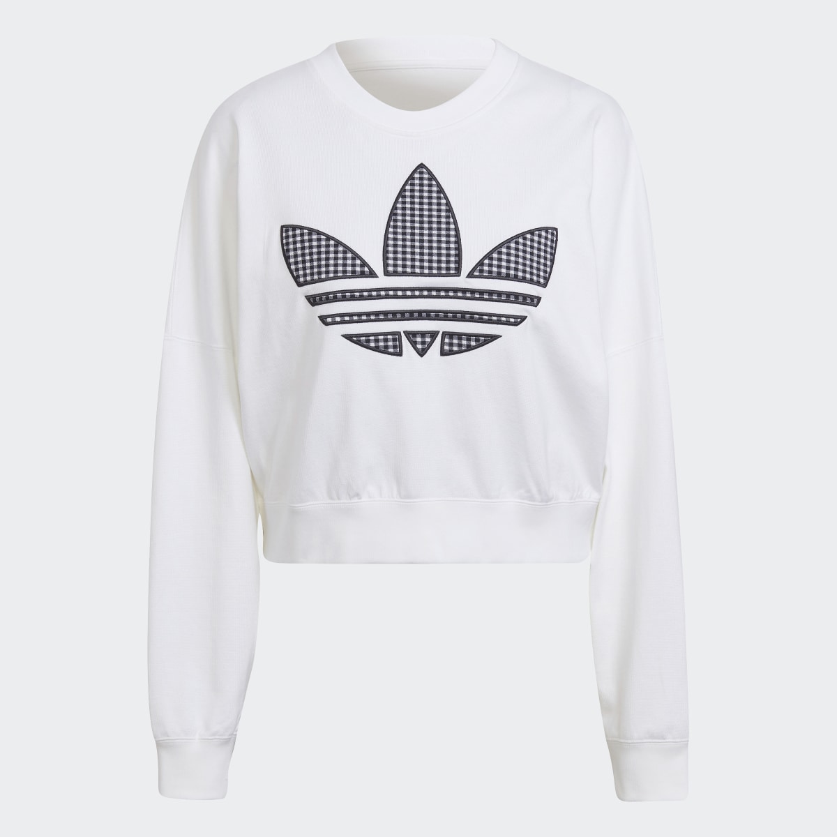 Adidas Sweatshirt Larga com Aplicação do Trevo. 6