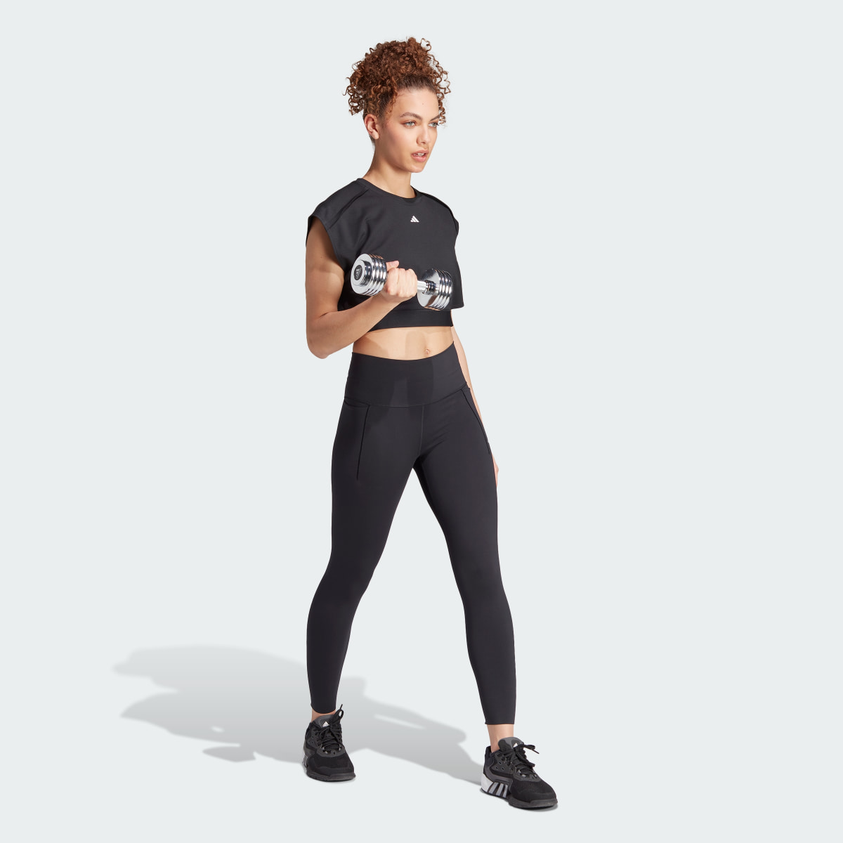 Adidas Power AEROREADY Crop-Shirt. 4