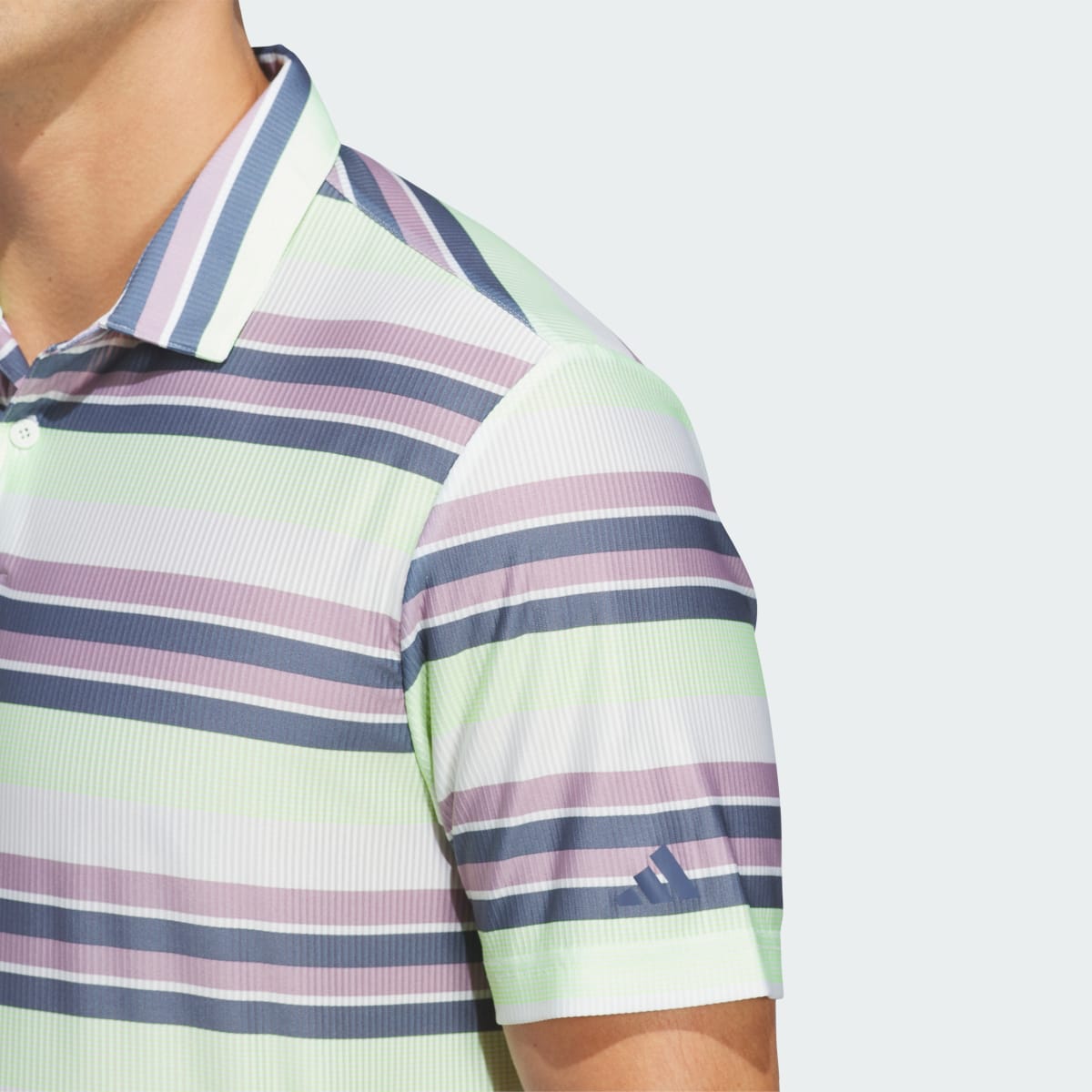 Adidas Ultimate365 HEAT.RDY Stripe Polo Shirt. 7