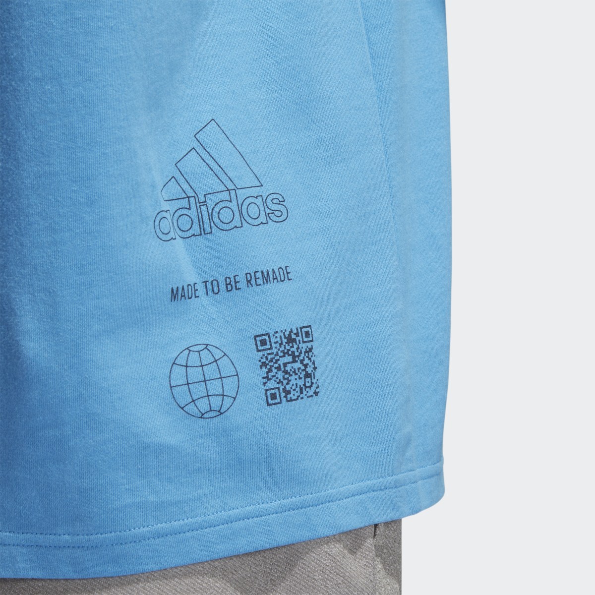 Adidas Playera Saturday Estampada. 7