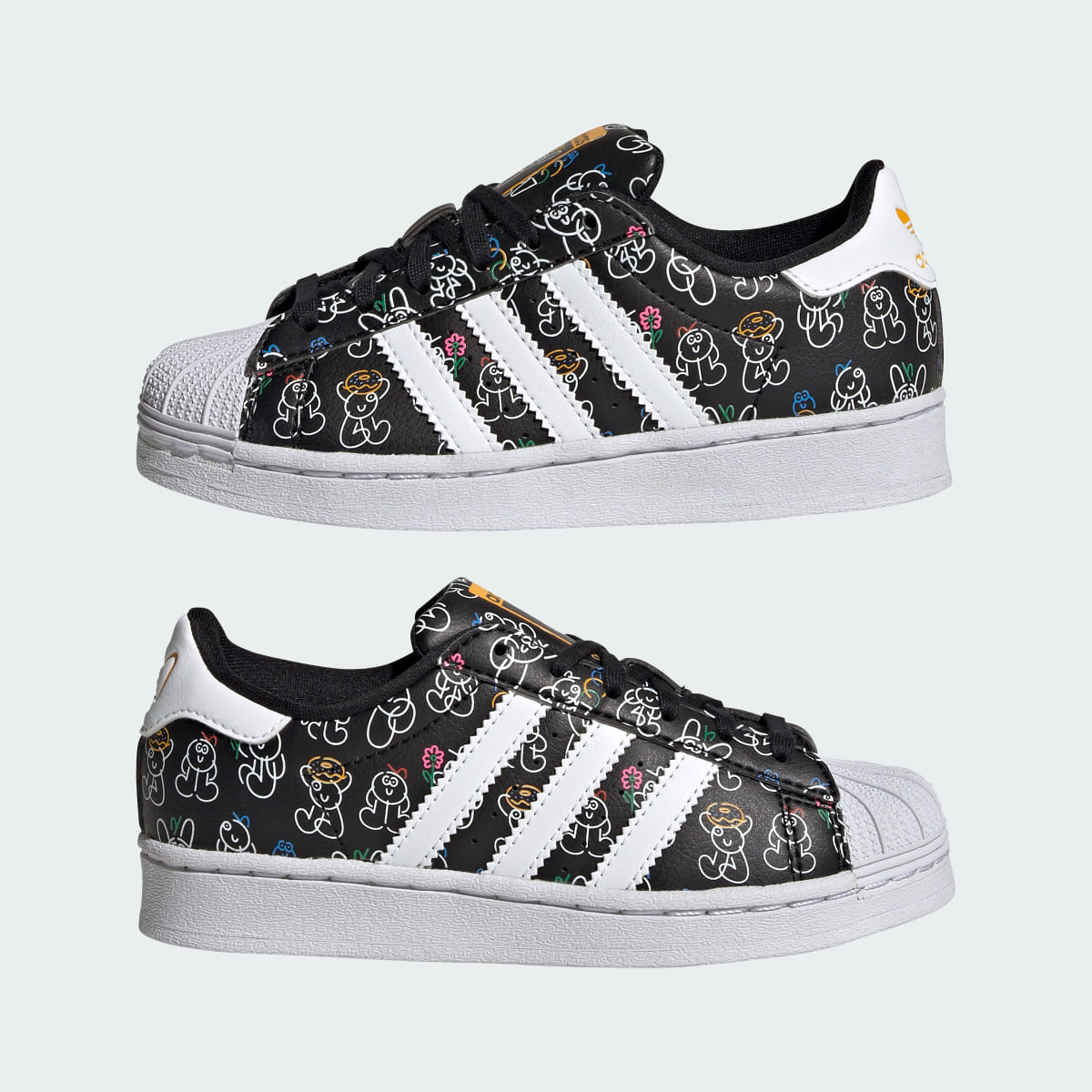 Adidas Originals x James Jarvis Superstar Shoes Kids. 8