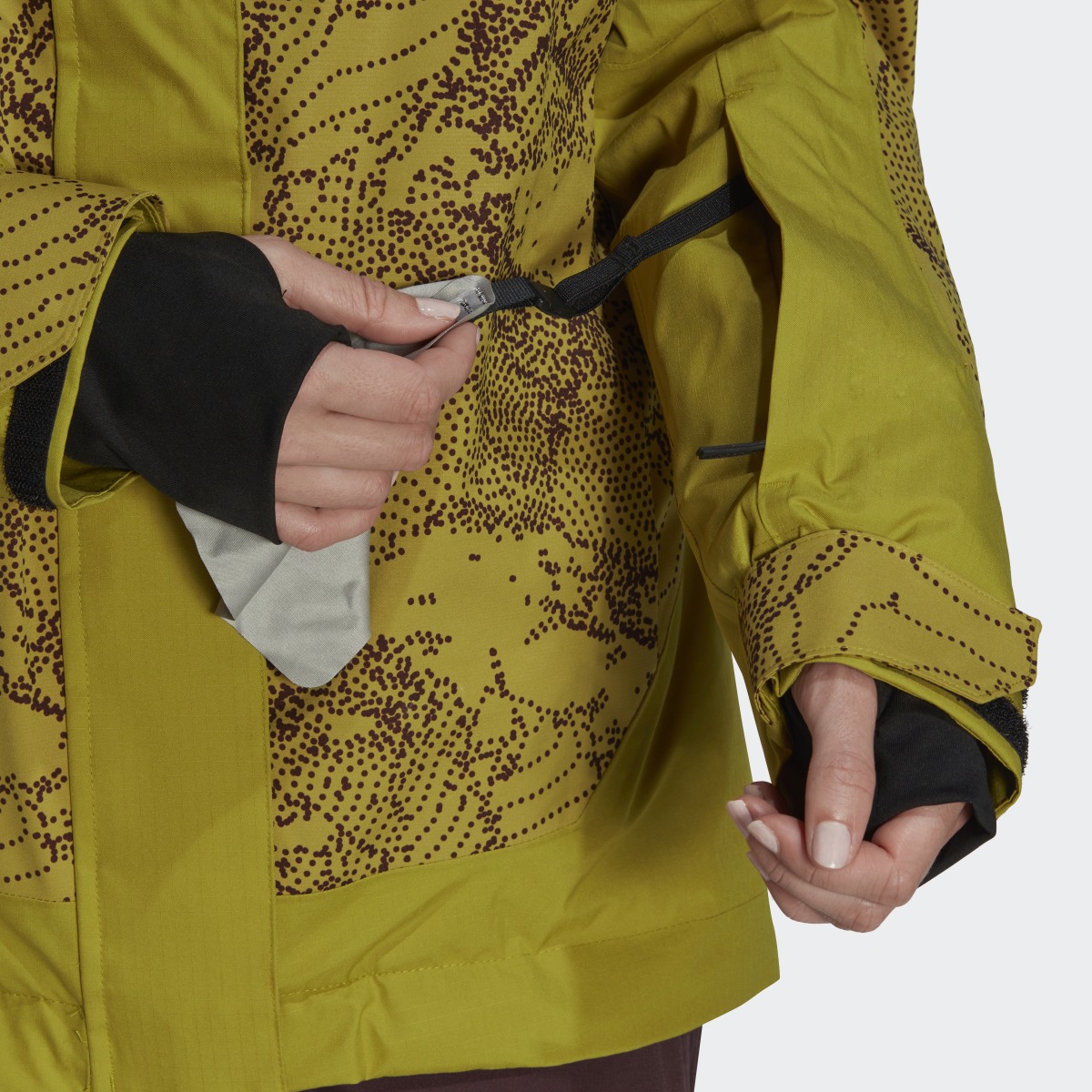 Adidas Terrex 2-Layer Insulated Snow Graphic Jacket. 10