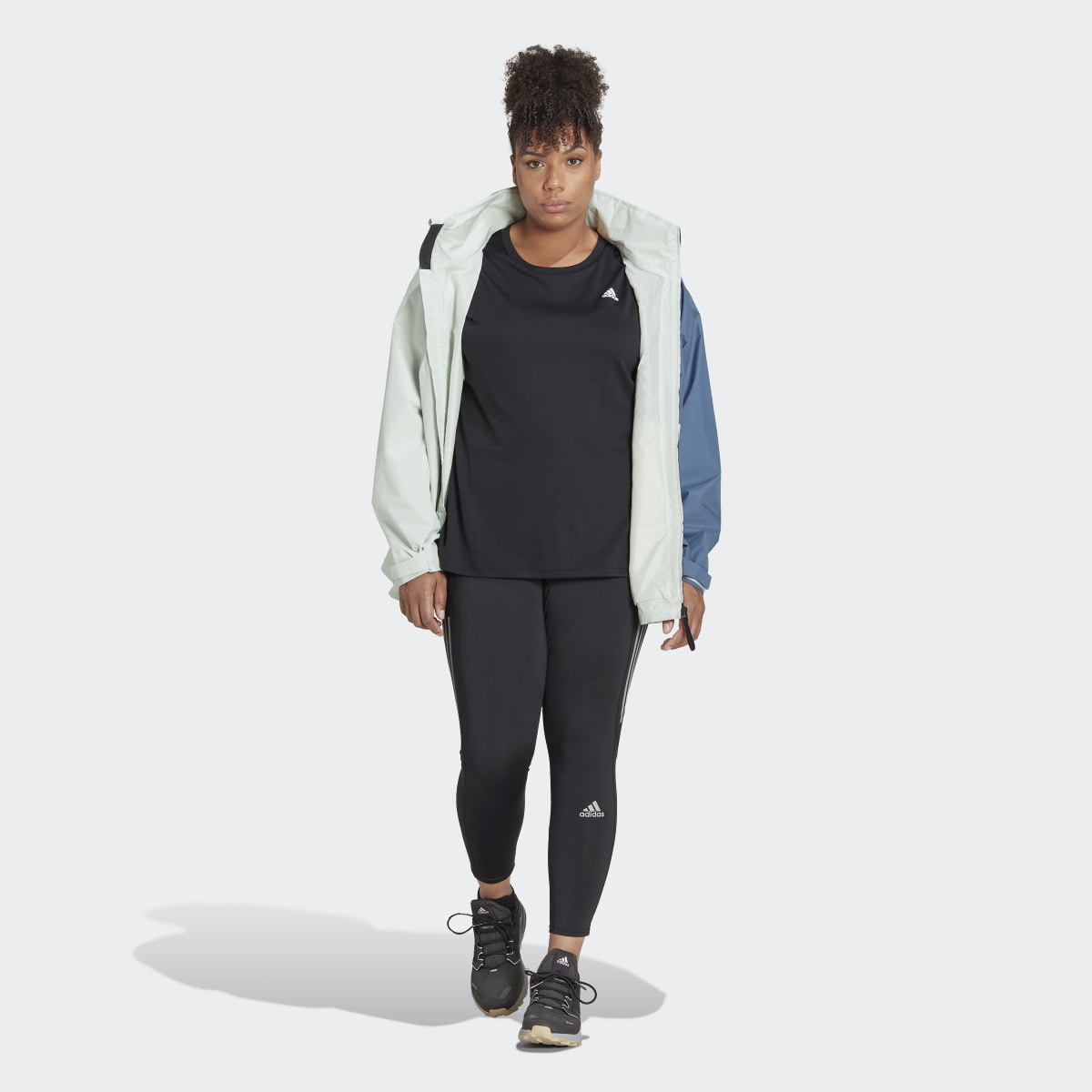 Adidas Casaco Impermeável 2 Camadas RAIN.RDY Multi TERREX (Plus Size). 7