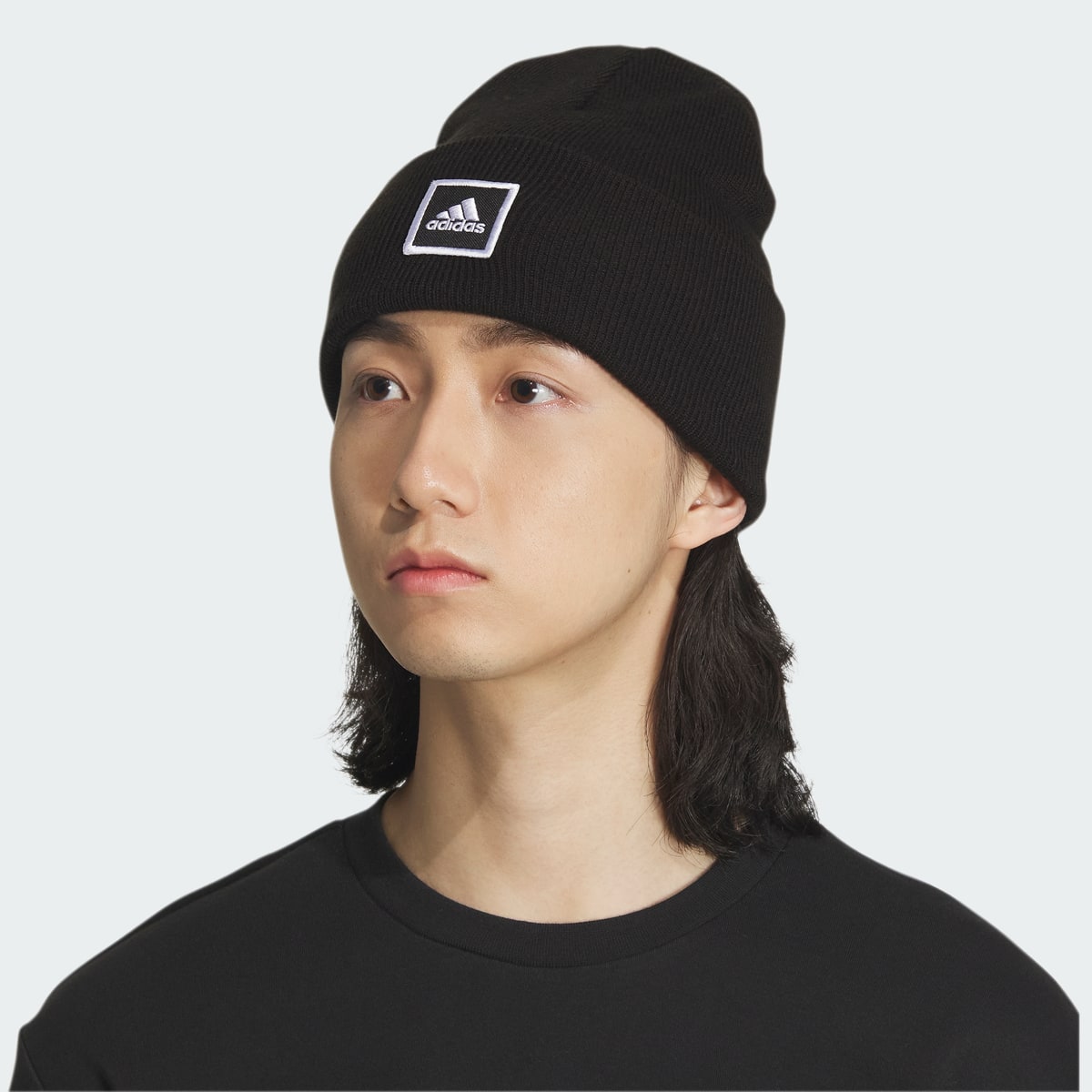 Adidas Wide-Cuff Fold Beanie. 4