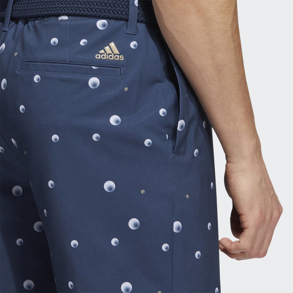 Adidas Ultimate365 Allover Print 9-Inch Golf Shorts. 7