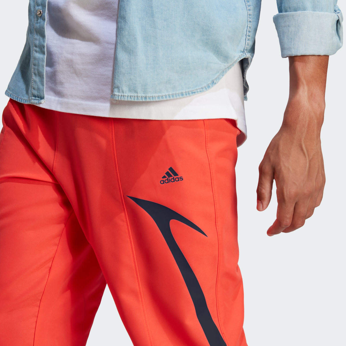 Adidas Colourblock Woven Tracksuit Bottoms. 5