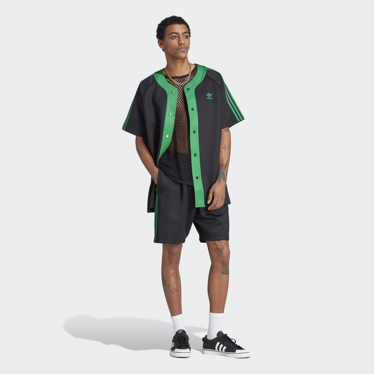 Adidas Adicolor Classics+ Short Sleeve Gömlek (Unisex). 4