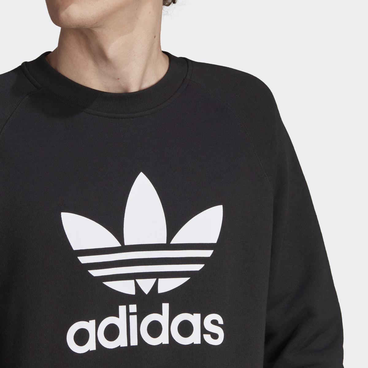 Adidas Sweat-shirt ras-du-cou à logo Trèfle Adicolor Classics. 6
