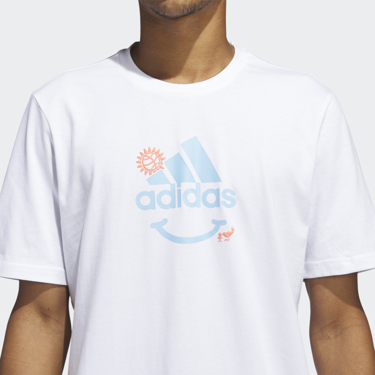 Adidas Playera Estampada Change Through Sports. 6