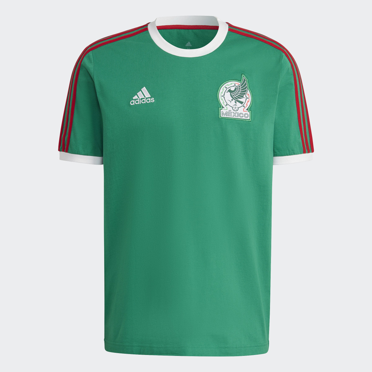 Adidas Playera Selección Nacional de México 3 Franjas. 5