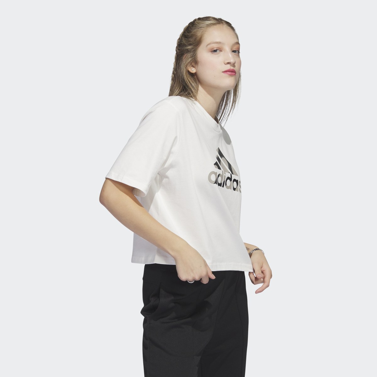 Adidas Marimekko Crop Tişört. 4