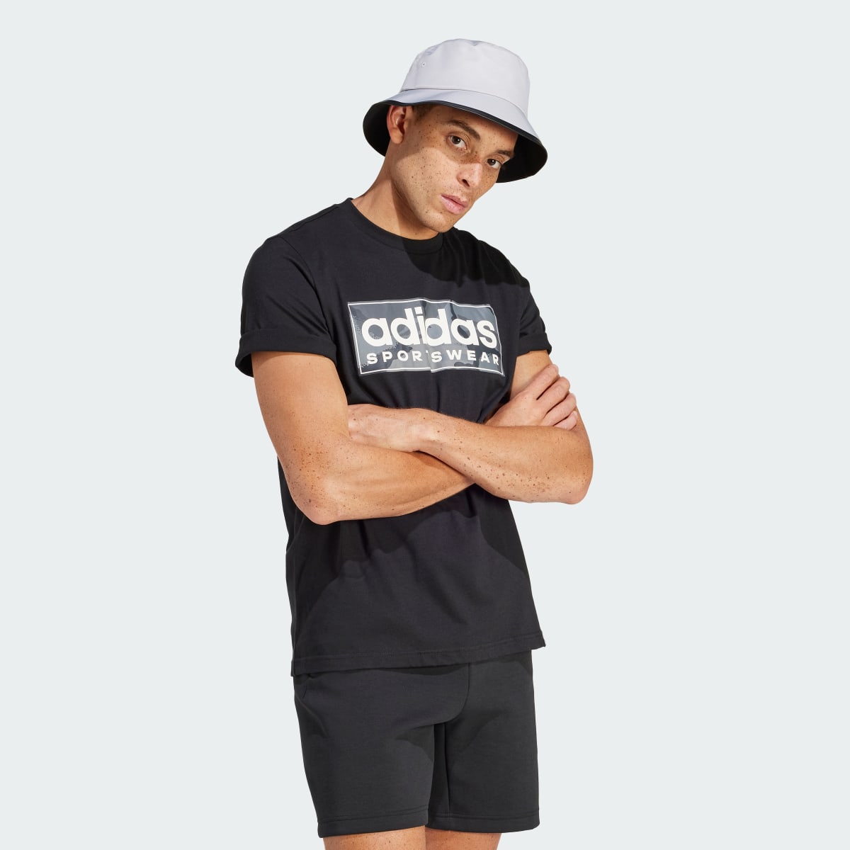 Adidas Camo Linear Graphic T-Shirt. 4