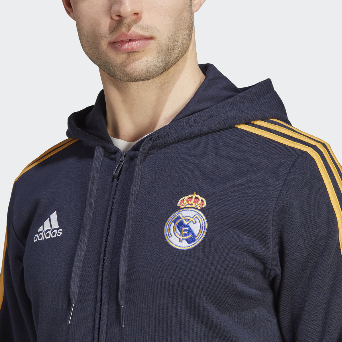 Adidas Real Madrid DNA Full-Zip Hoodie. 6