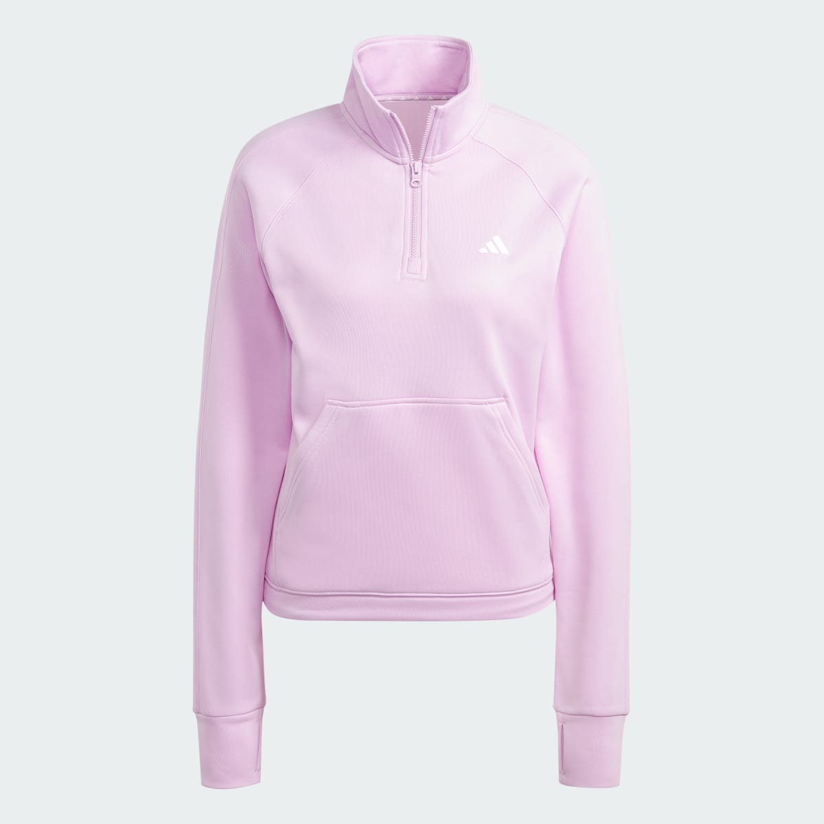 Adidas Aeroready Game & Go Quarter-Zip Fleece Top. 5