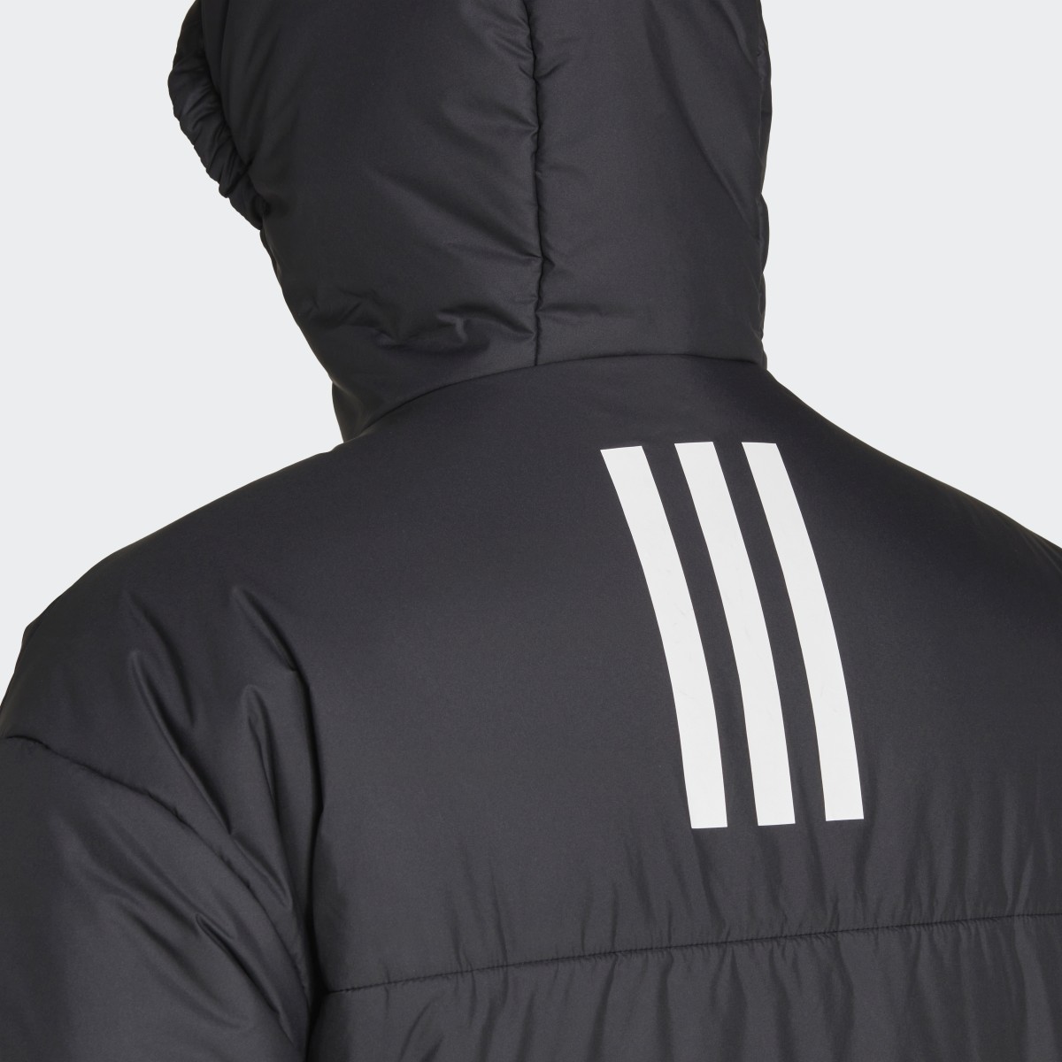 Adidas BSC 3-Streifen Puffy Hooded Jacke. 9