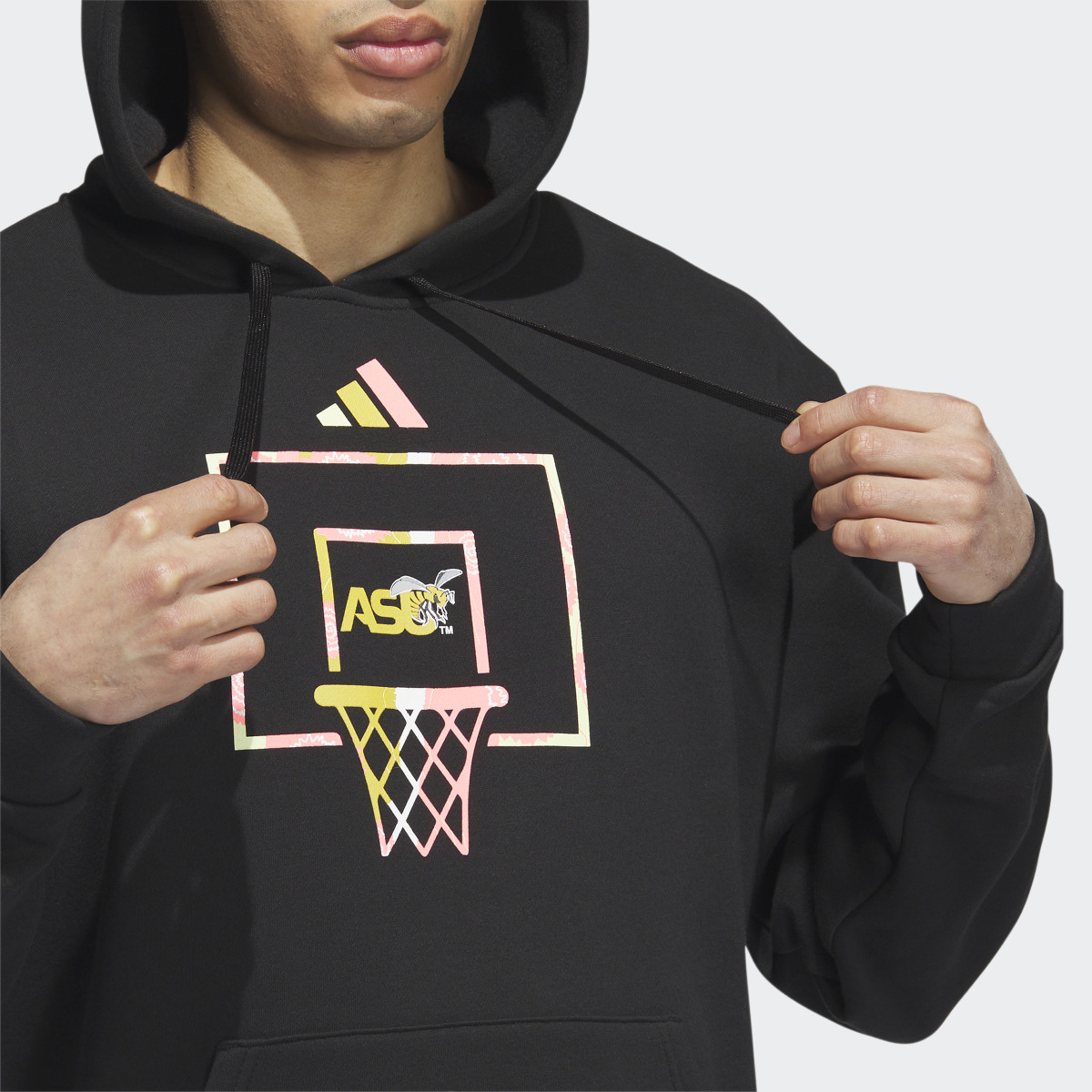 Adidas Hornets Fleece Hoodie. 6