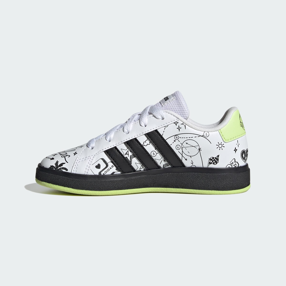 Adidas Grand Court 2.0 Kids Ayakkabı. 6