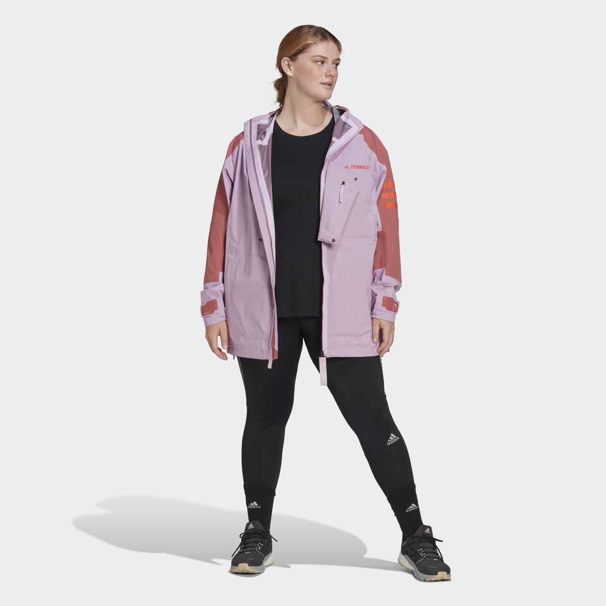 Adidas TERREX Xploric RAIN.RDY Wanderjacke – Große Größen. 6