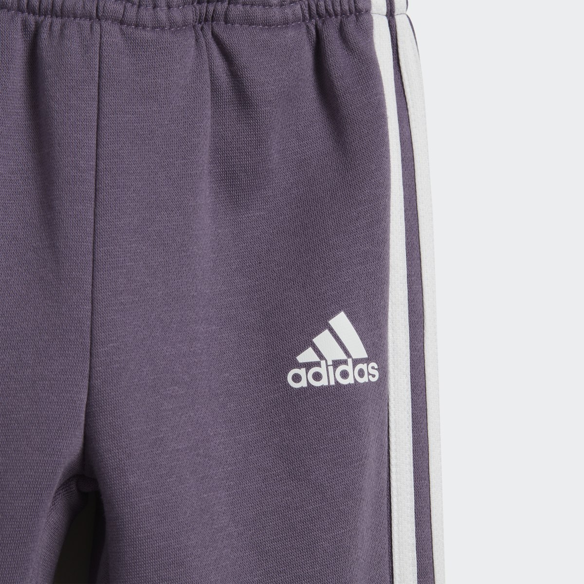 Adidas Fato de Treino em Fleece 3-Stripes Tiberio — Criança. 8