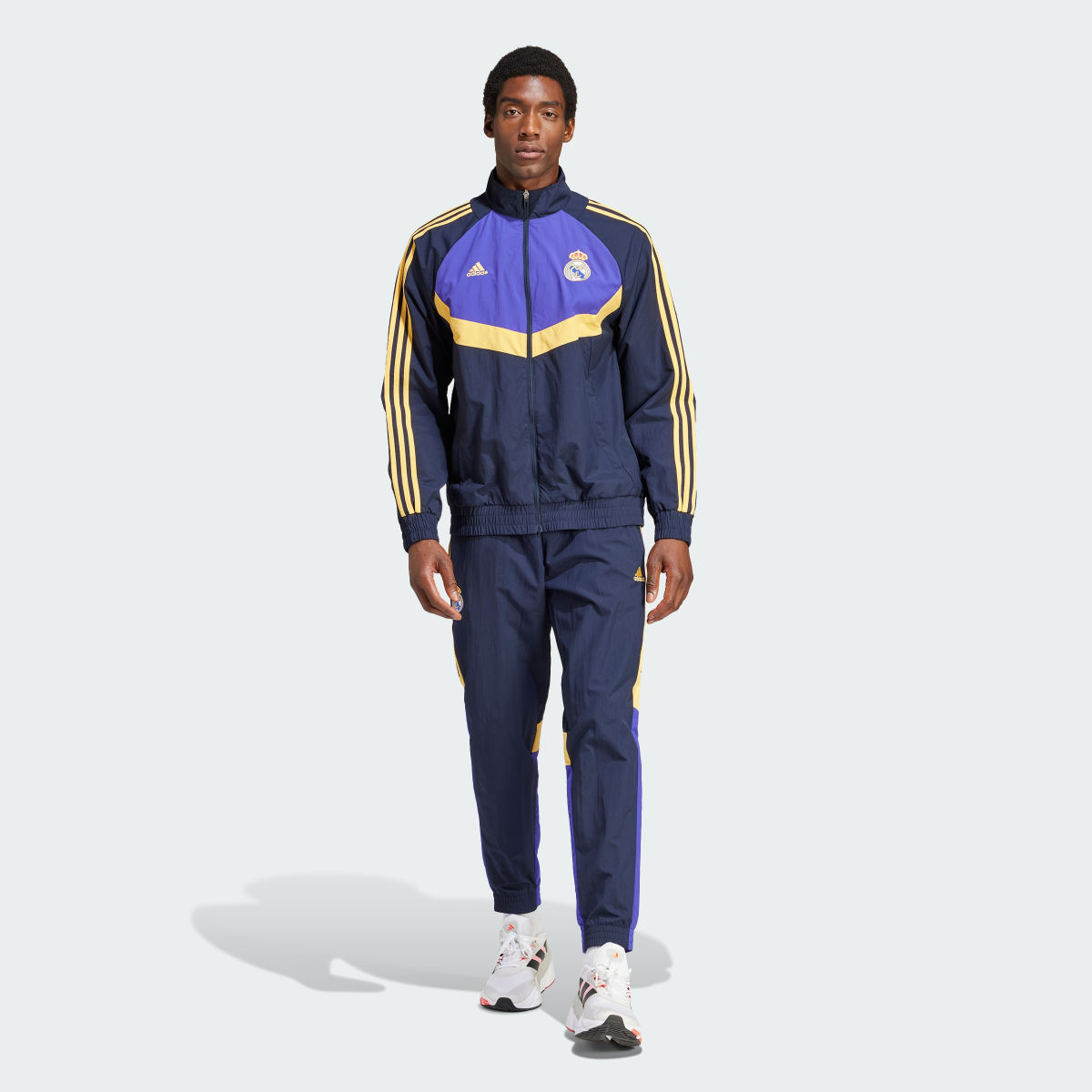 Adidas Real Madrid Woven Track Tracksuit Bottoms. 6
