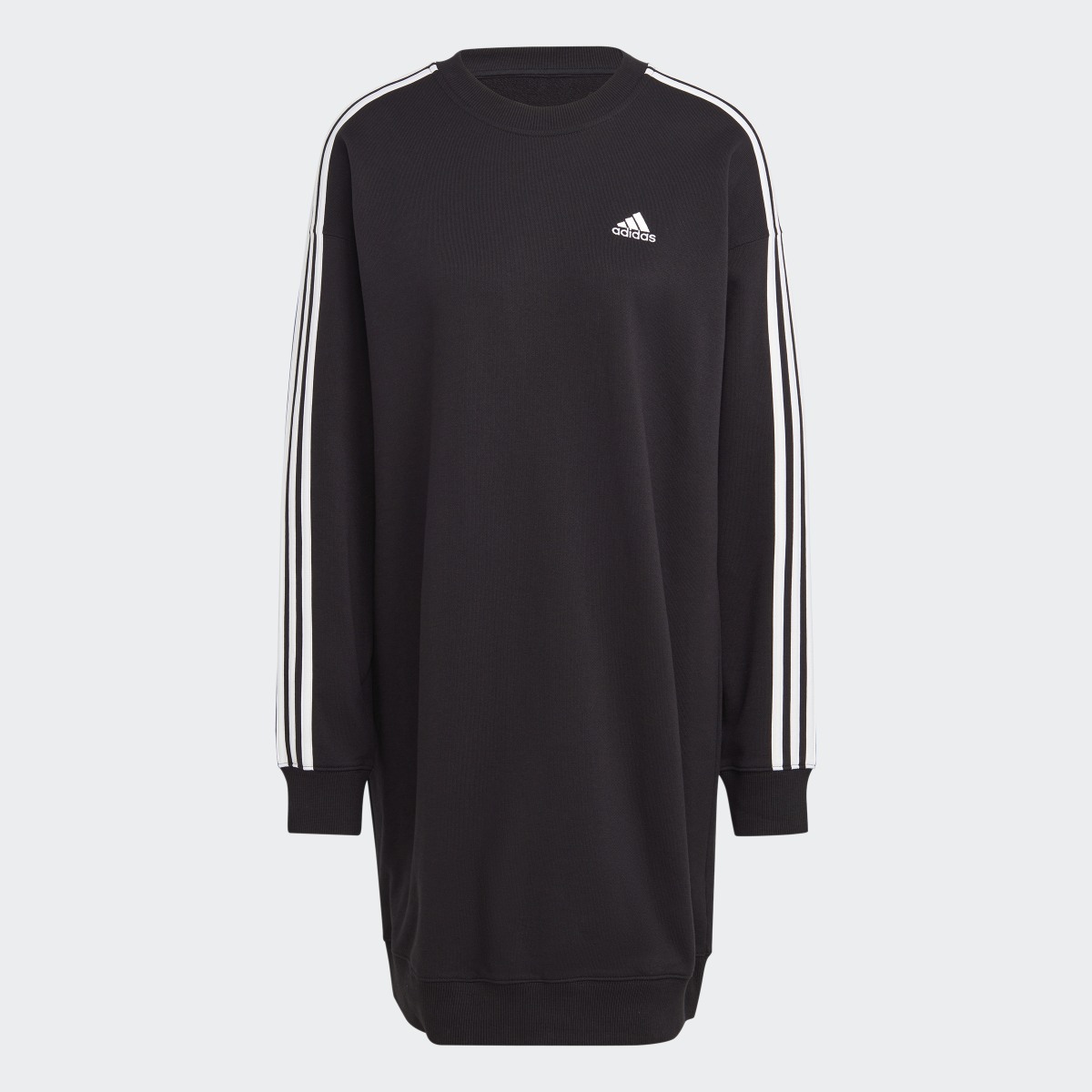 Adidas Sudadera Larga Essentials 3 Franjas Felpa Francesa. 5