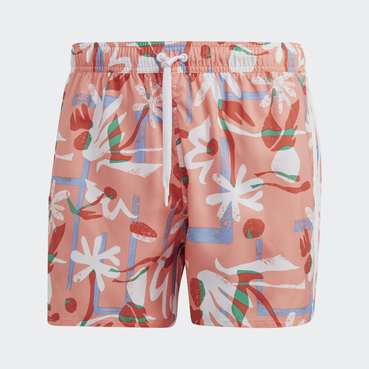 Adidas Seasonal Floral CLX Very Short Length Swim Shorts. 4