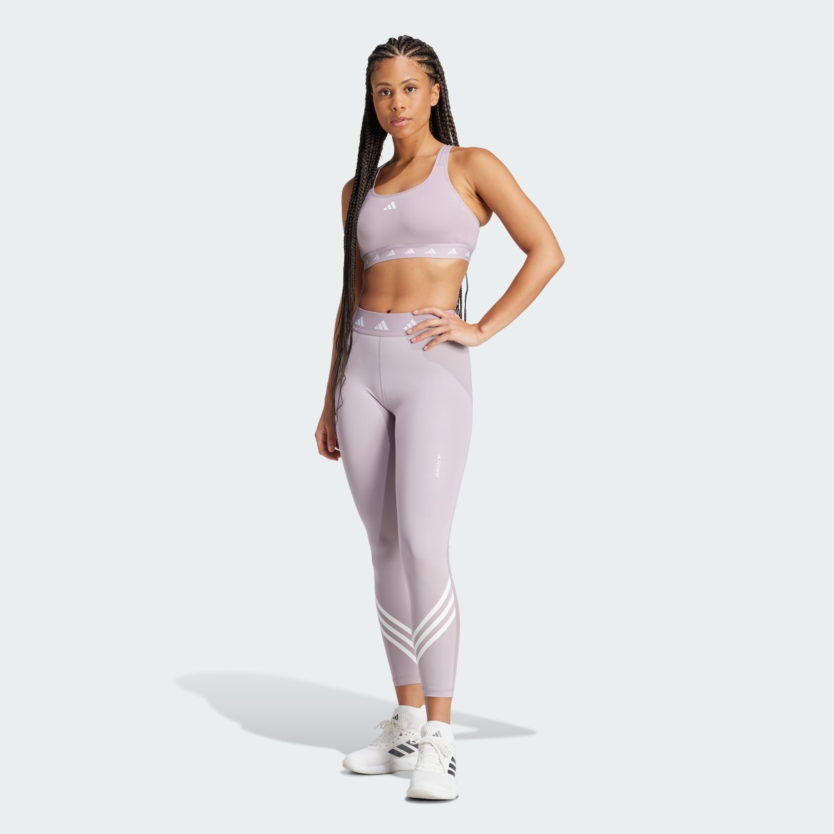 Adidas Techfit 3-Stripes Leggings. 6