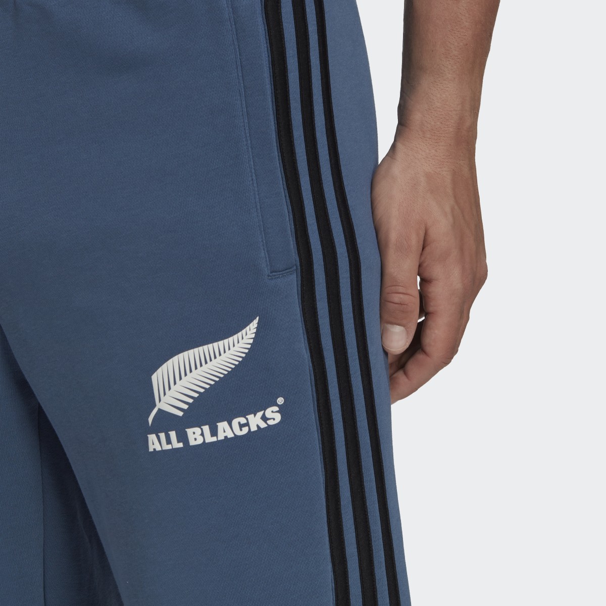 Adidas Calças de Treino de Rugby 3-Stripes dos All Blacks. 7