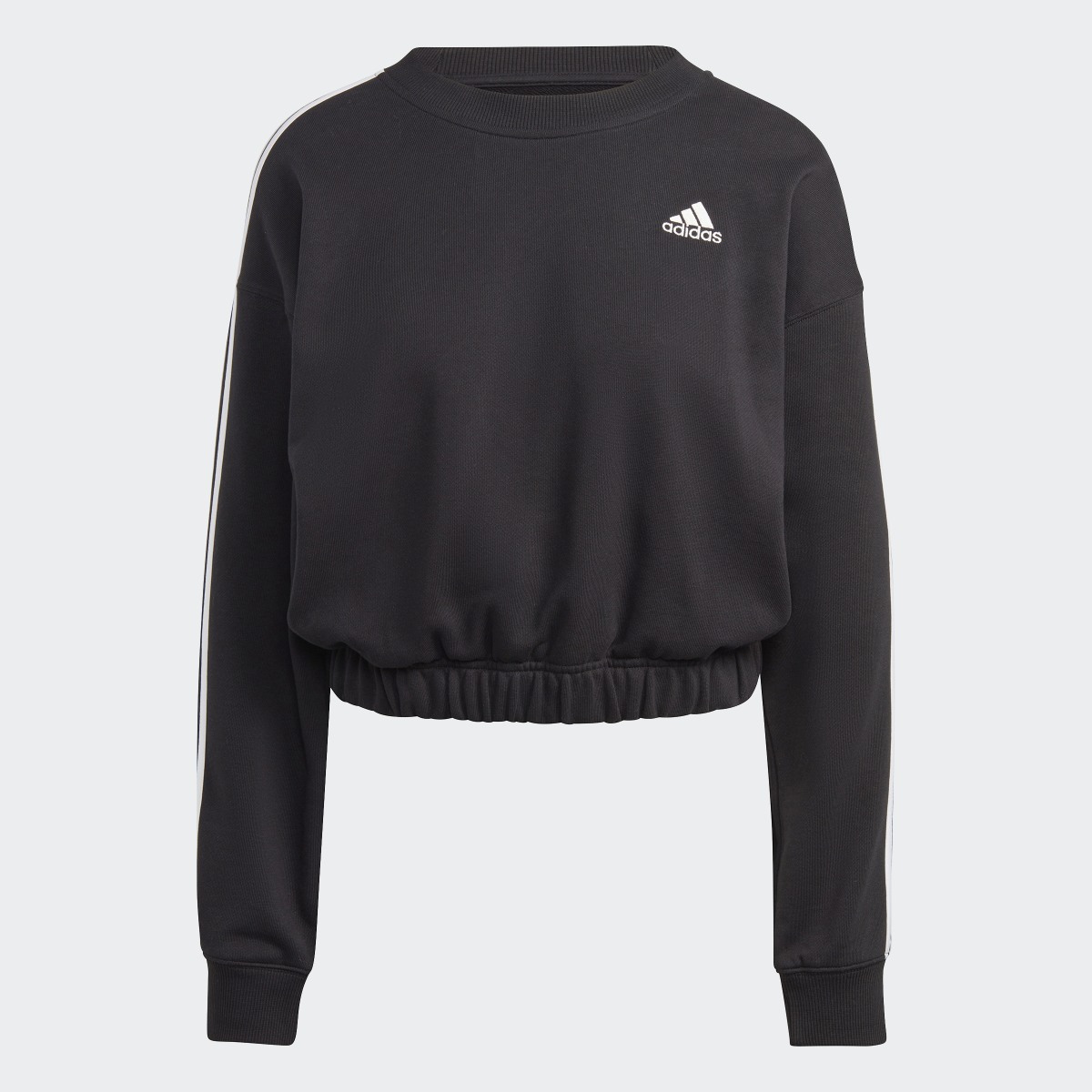 Adidas Essentials 3-Streifen Crop Sweatshirt. 5