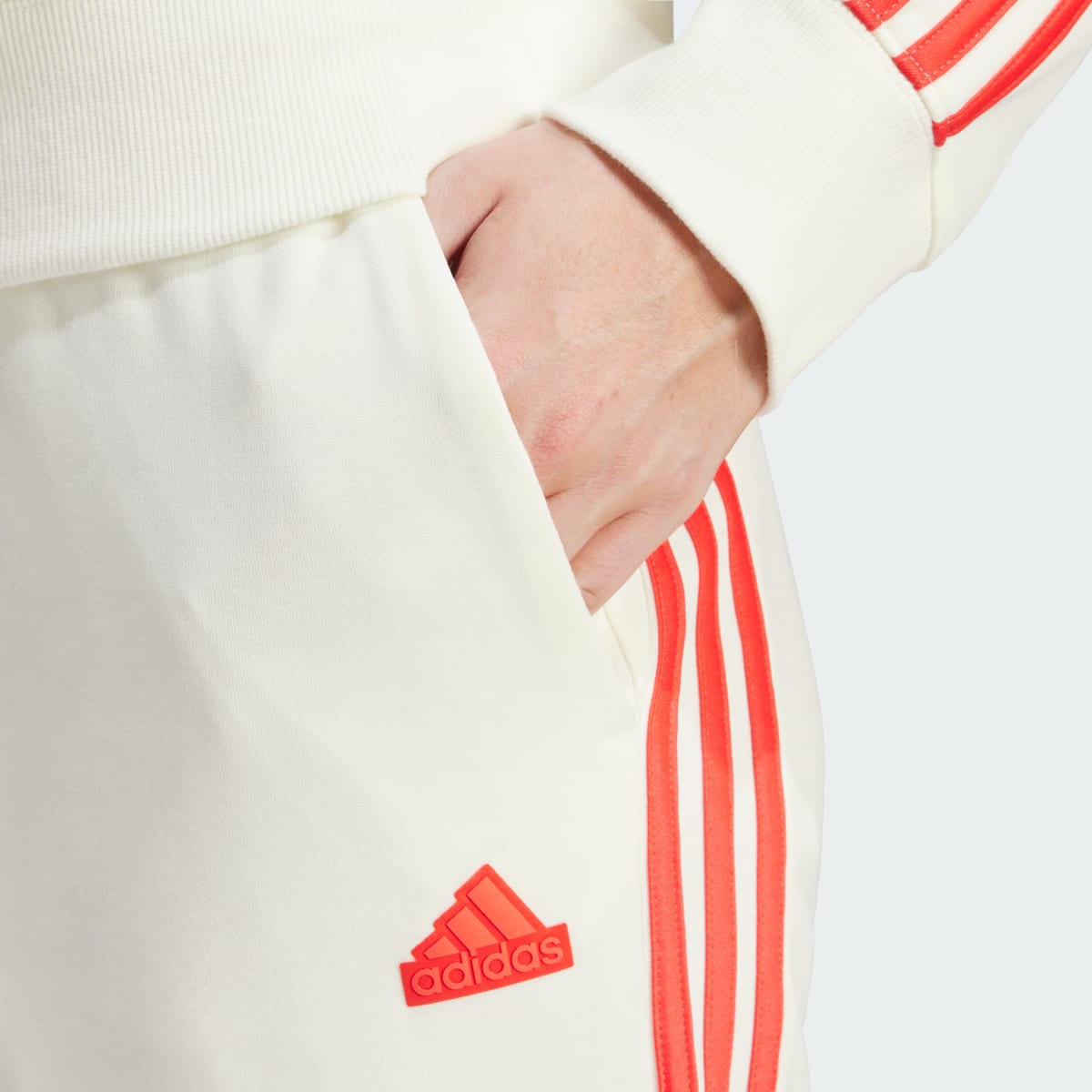 Adidas Iconic Wrapping 3-Stripes Snap Track Pants. 5