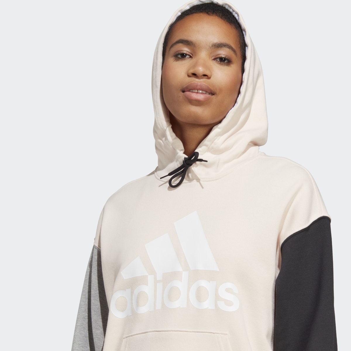 Adidas Essentials Big Logo Oversized French Terry Hoodie. 6