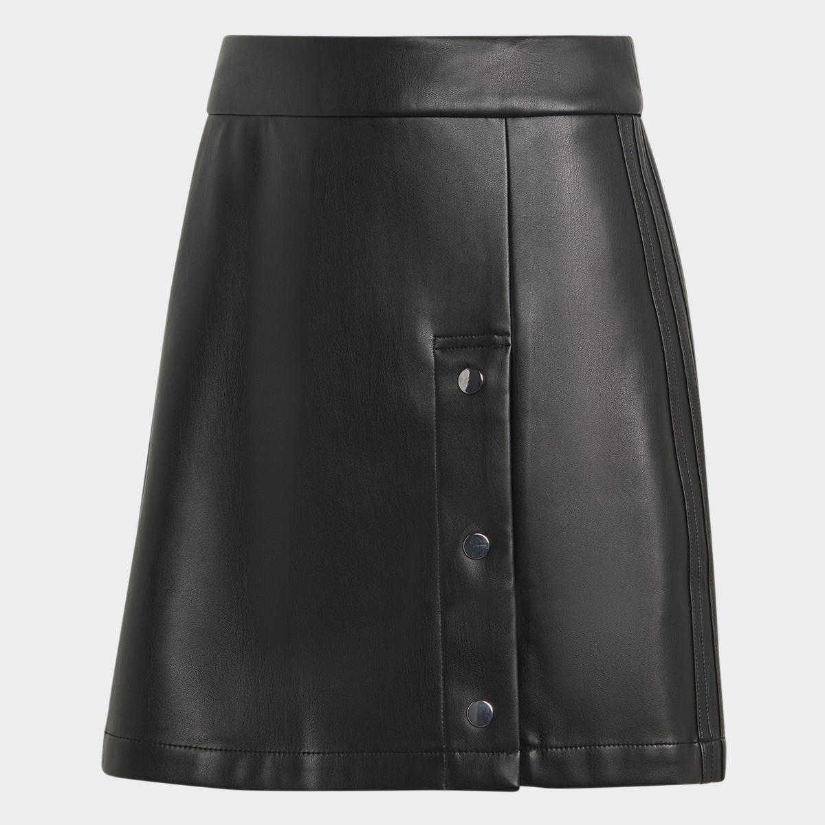 Adidas Centre Stage Faux Leather Skirt. 4