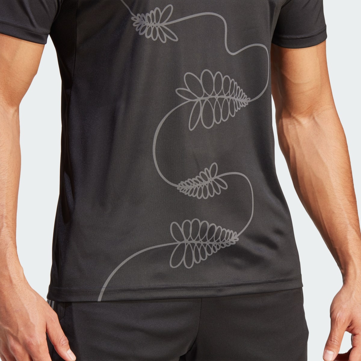 Adidas All Blacks Rugby Performance Tee. 8