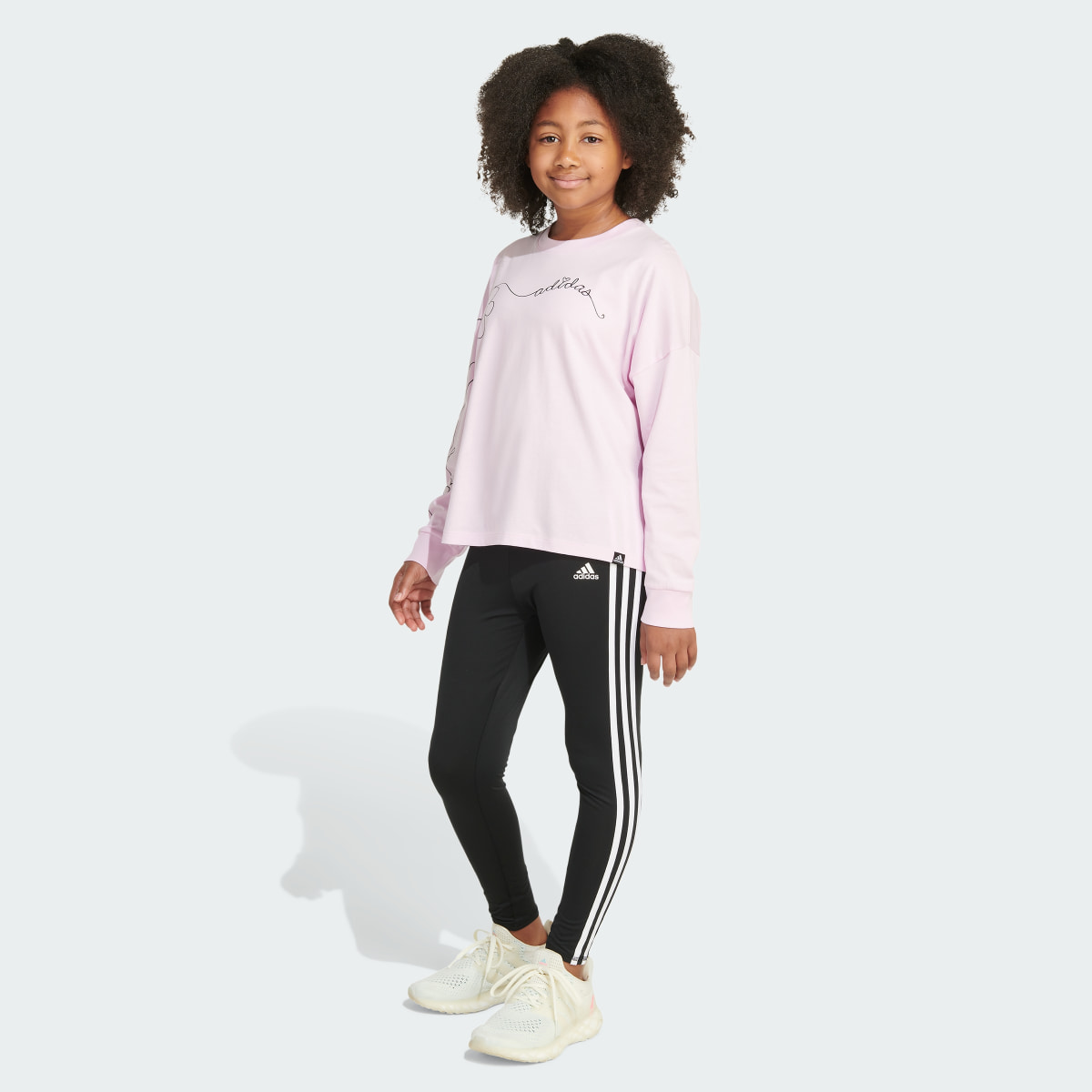 Adidas Long Sleeve Waist Crew Tee (Extended Size). 5