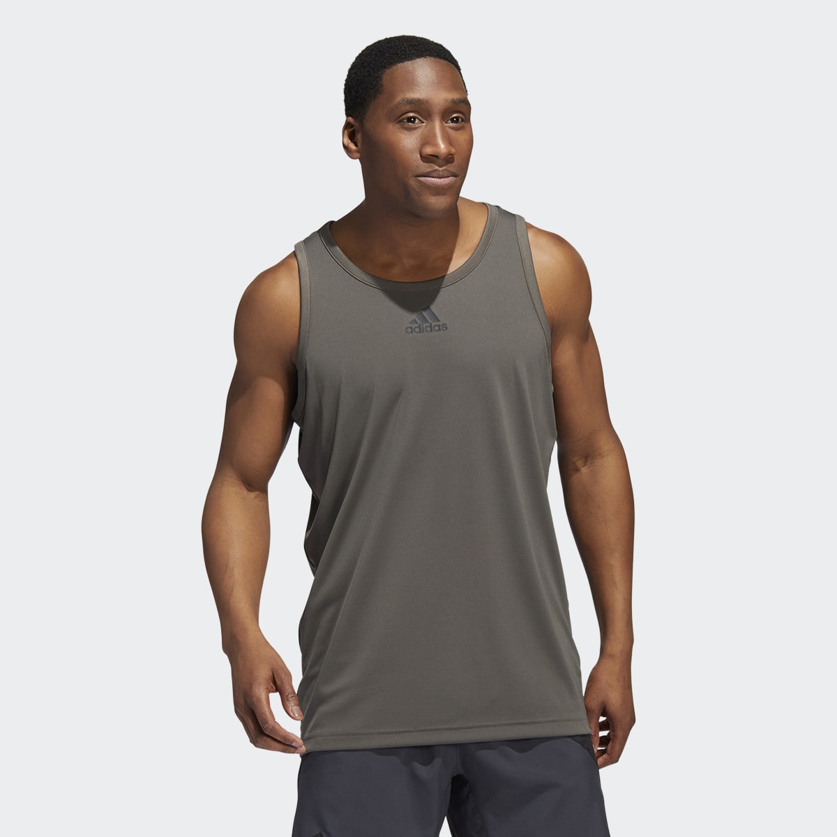 Adidas heathered tank top online