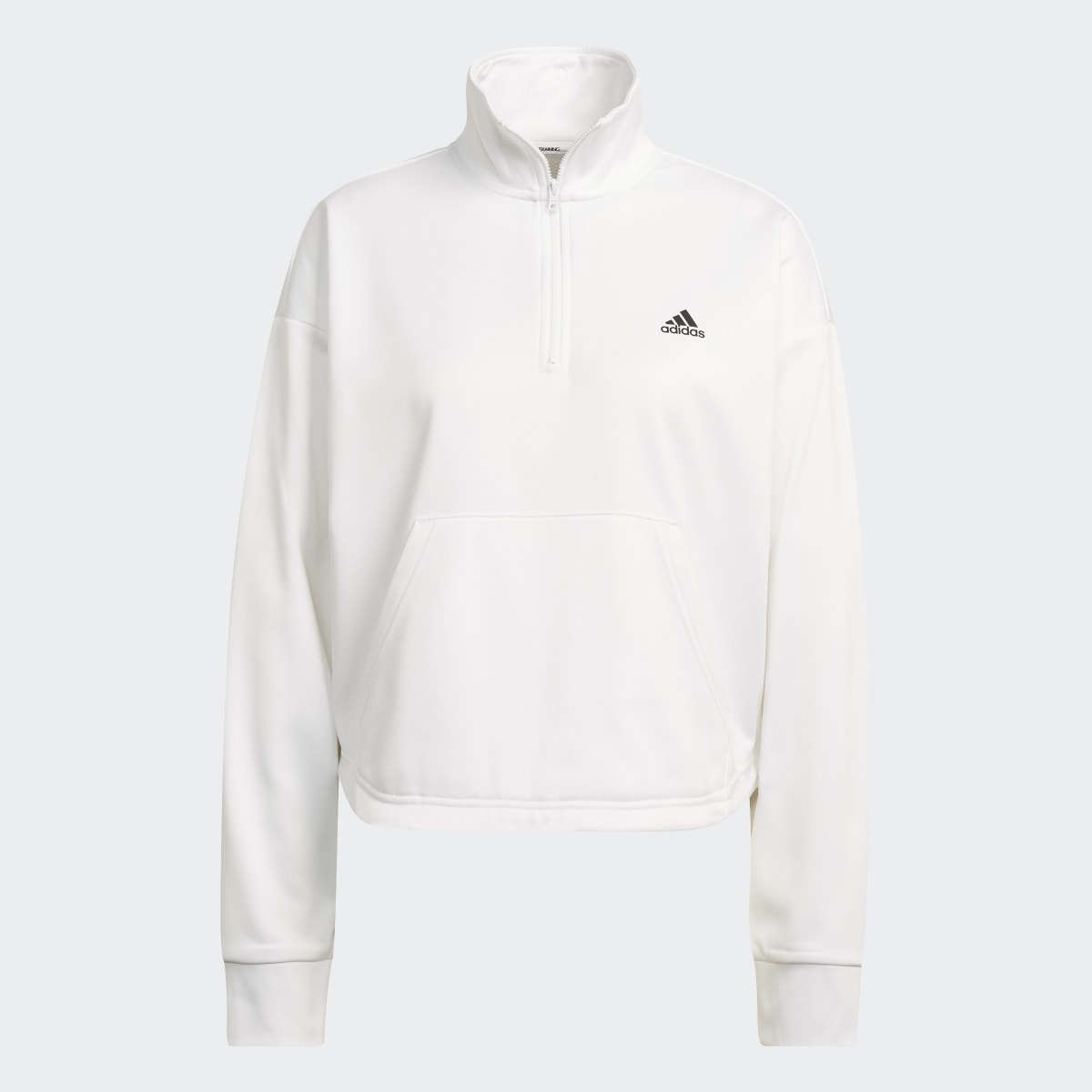 Adidas AEROREADY 1/4-Zip Track Jacket. 6