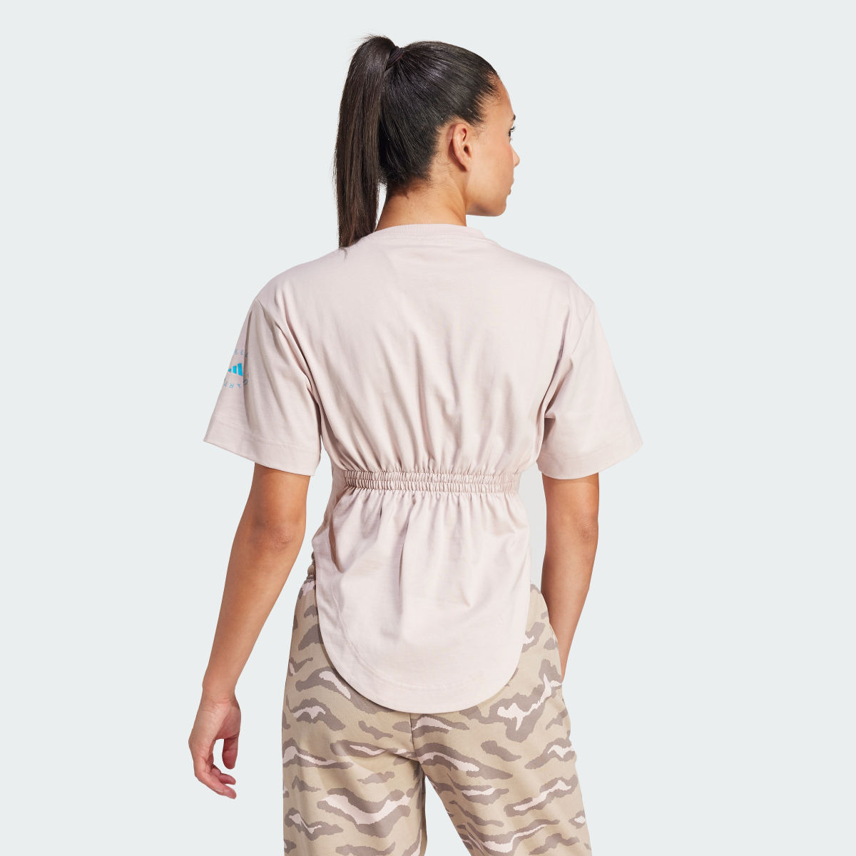 Adidas by Stella McCartney Sportswear Curved Hem T-Shirt. 3