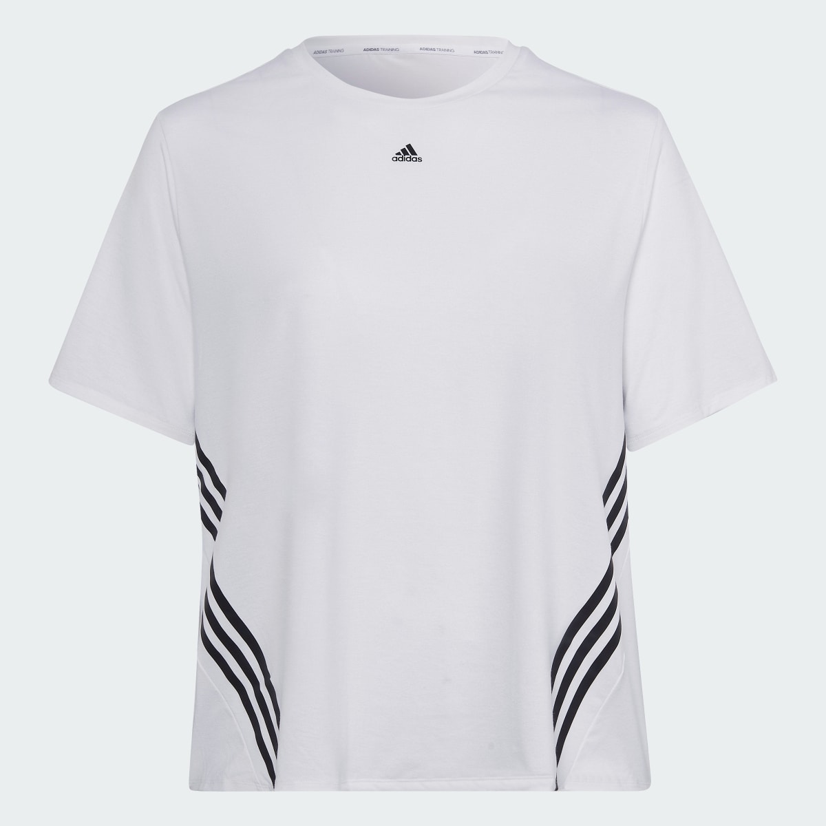 Adidas Train Icons 3-Streifen T-Shirt – Große Größen. 5