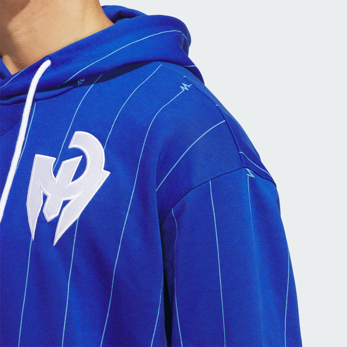 Adidas Mahomes Blue 80 Hooded Pullover. 6