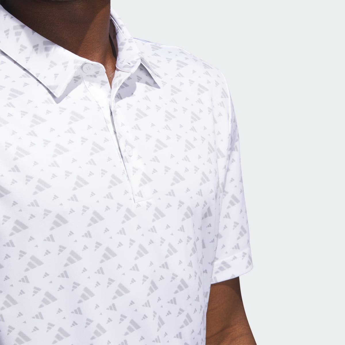 Adidas Core Allover Print Polo Shirt. 6