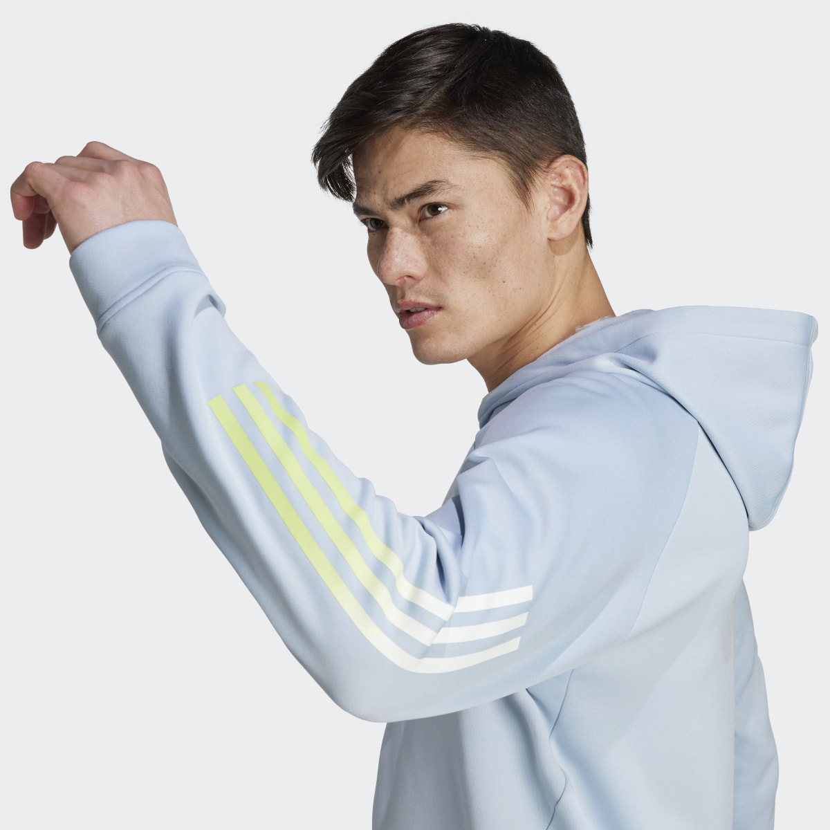Adidas Sweat-shirt à capuche Train Icons 3-Stripes Training. 7