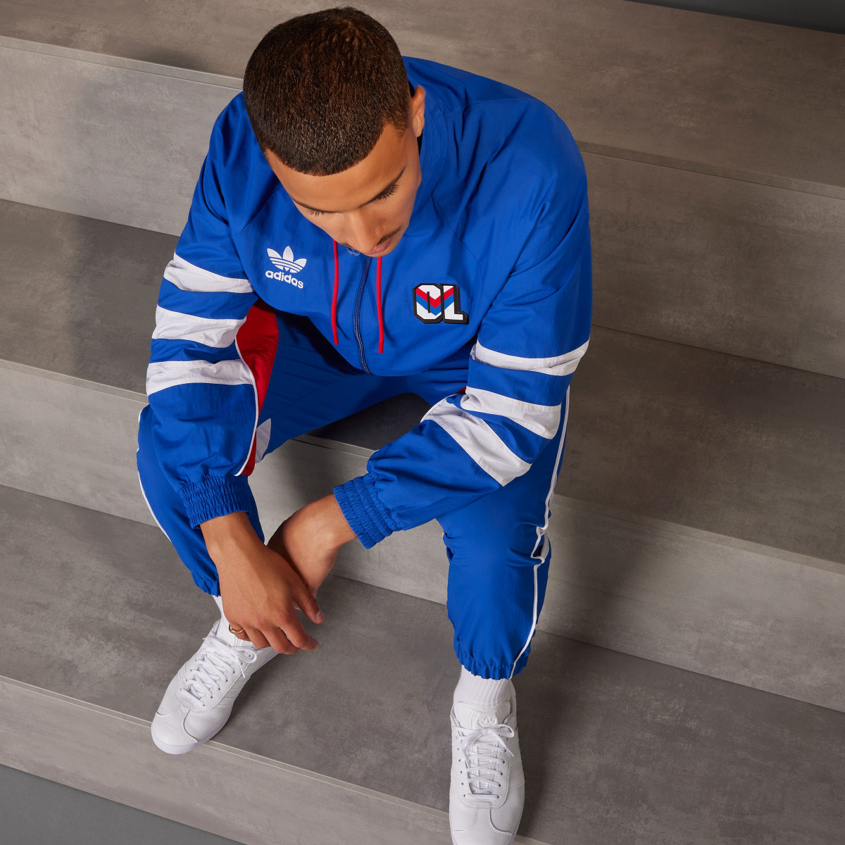 Adidas Veste de survêtement Olympique Lyonnais 95/96 Originals. 7