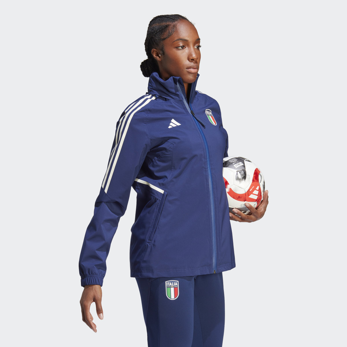 Adidas Chaqueta impermeable Italia Condivo 23. 4