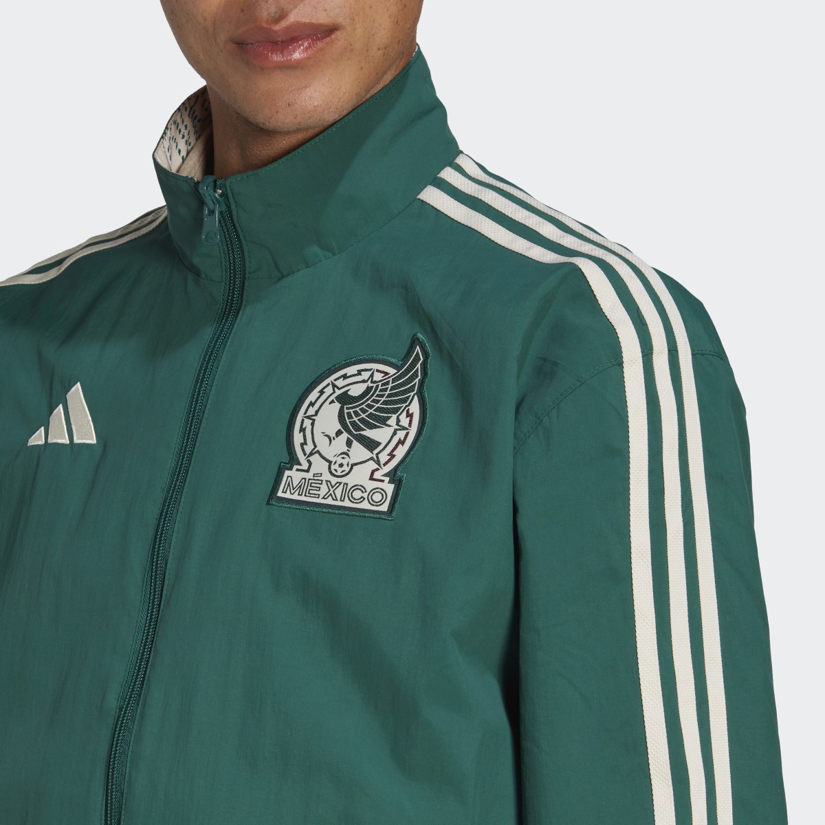 Adidas Chamarra Anthem Selección Nacional de México. 7