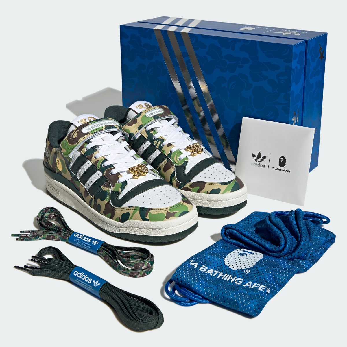 Adidas Forum 84 BAPE Low Shoes. 12